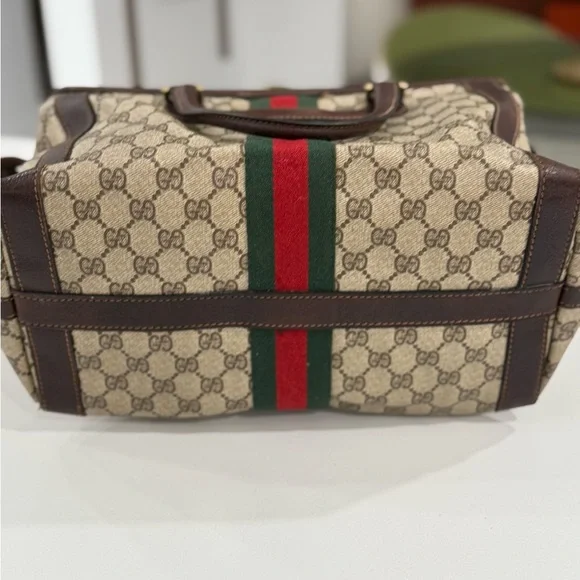 Gucci Vintage “Boston Tote”. - Picture 13 of 17